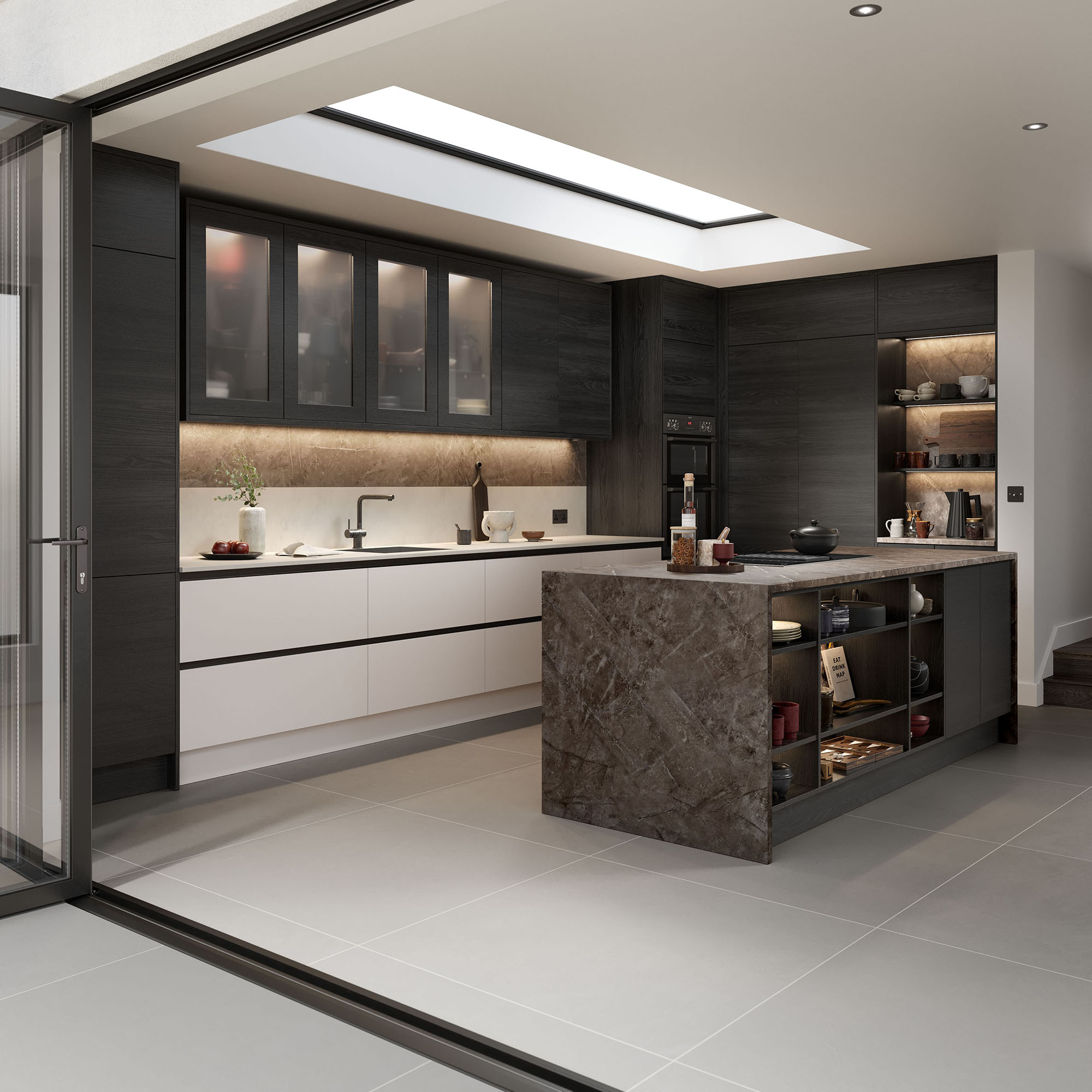 Tavola Hacienda Black and Zola Soft Matte Light Grey_Cameo 3